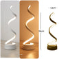 1PC Vertical Spiral Table Lamp