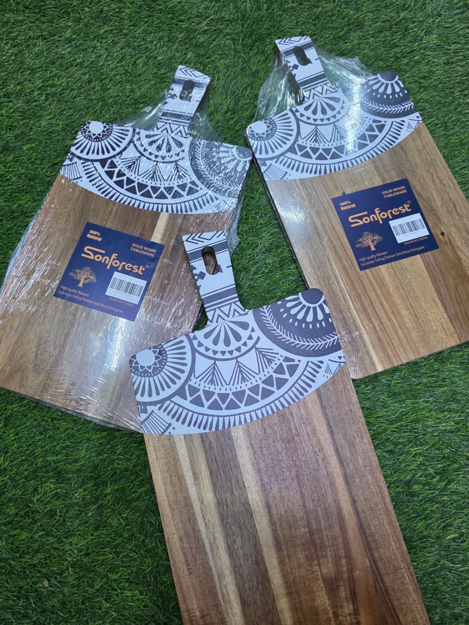1pc New Rectangular Acacia wood Cutting Board