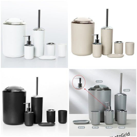6pcs Bathroom Accessories