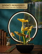 2 in 1 Table lamp and water fountain home decor
