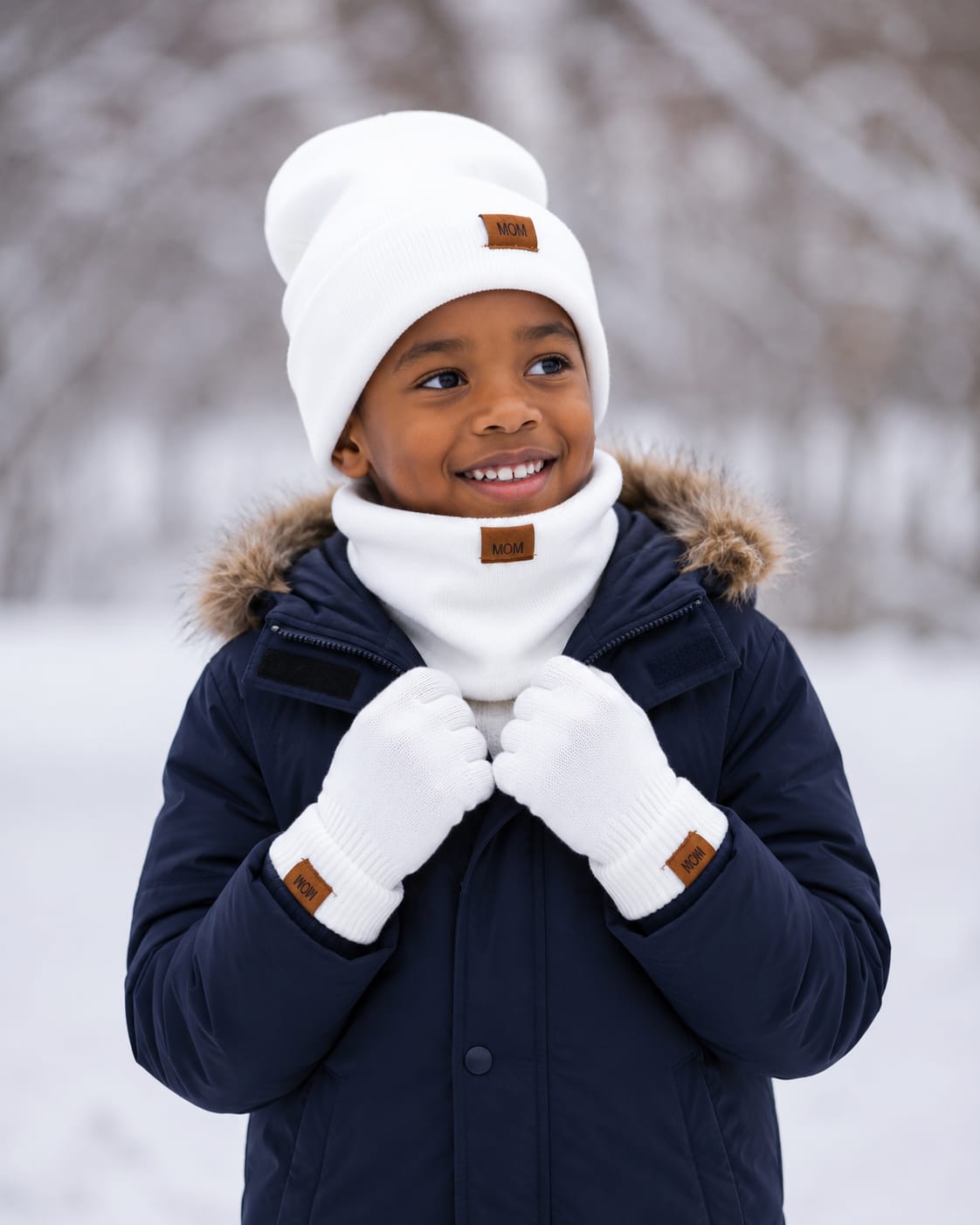 3pcs Knitted Hat Beanie Cap