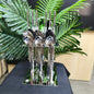 24pcs Silver Cutlery Set with Unique Stand
