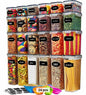 24pcs Bpa free airtight plastic containers
