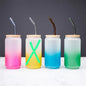 1pc Frosted glass cup