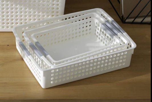 3pcs of Multipurpose sundries storage baskets