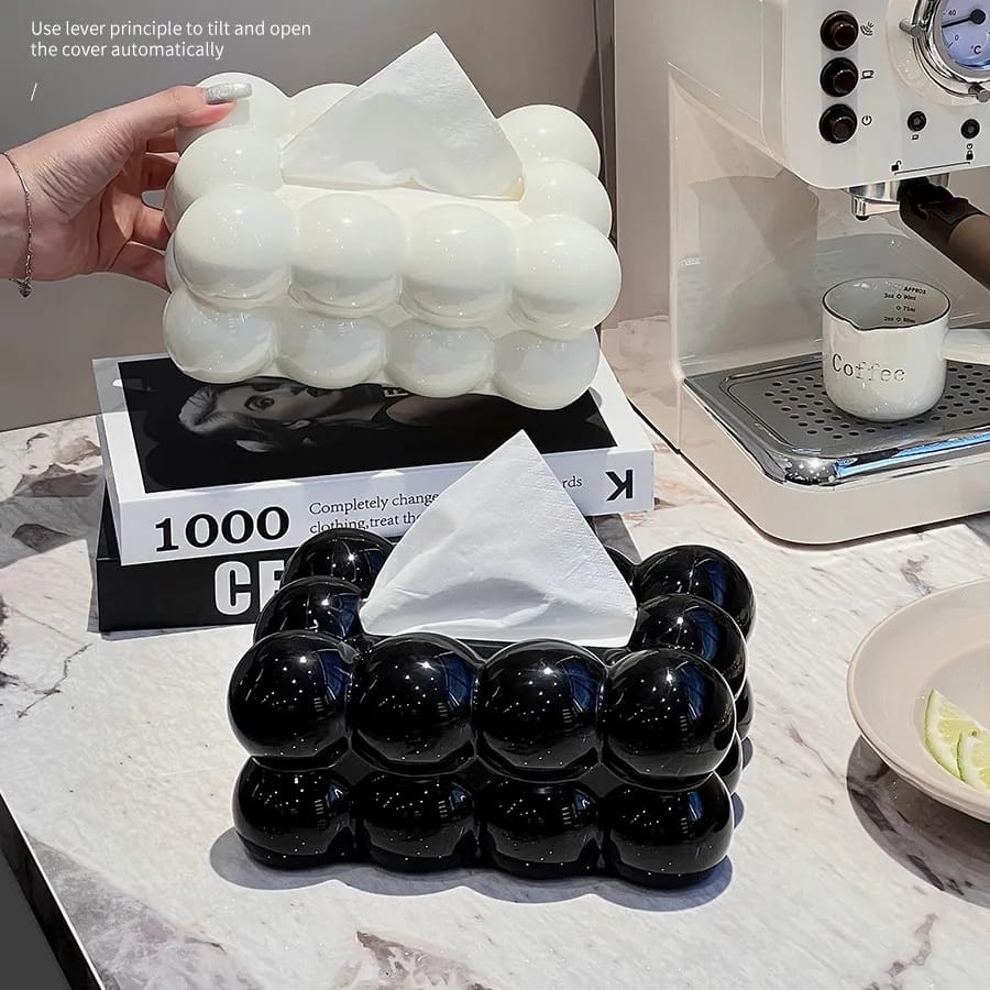 Luxurious Bubble Design Tissue Box