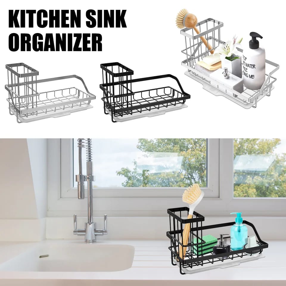 1PC Kitchen Stainless Steel Sink Drain Rack