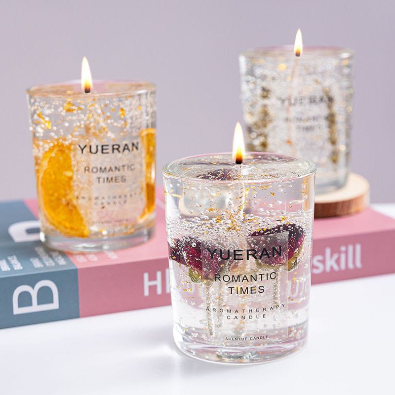 1pc Luxury (romantic) Jelly Soy Wax Scented Candle