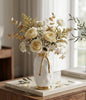Luxury Ceramic Vase with Gold detailing