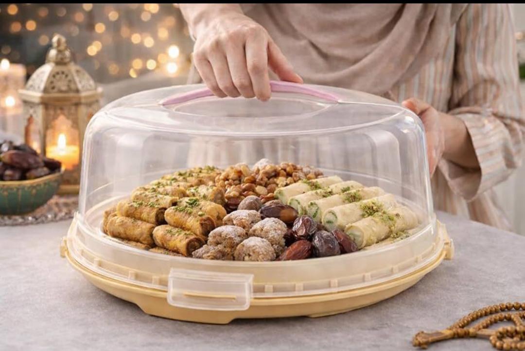 CAKE ROUND/ FRUIT ROUND COVER AND STAND