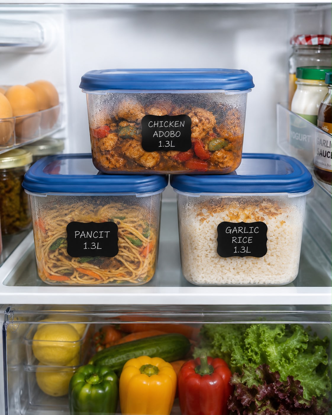 3 in 1 Food fridge Containers