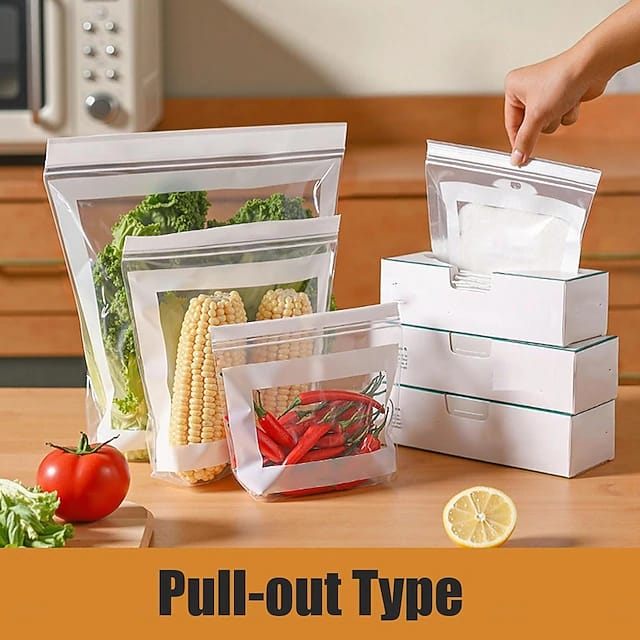 30pc High Quality Food grade Reusable ziplock bags