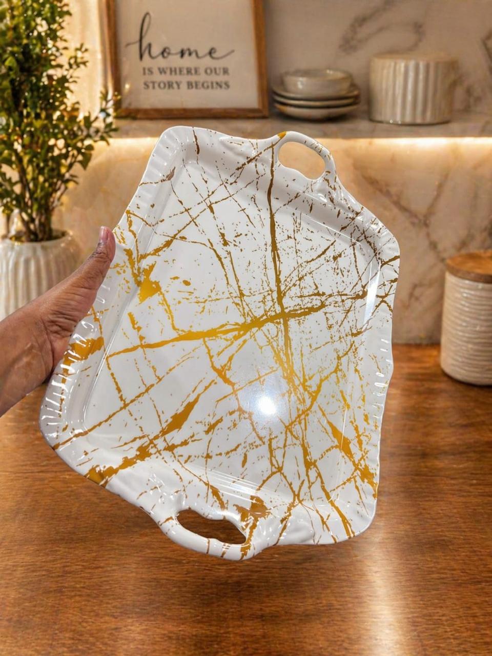38cm big Acrylic tray (serving tray)