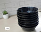 6pc Black themed bowls