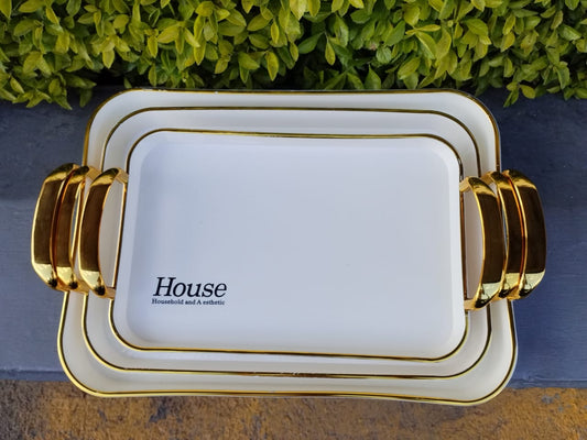 3pcs Acrylic breakfast trays