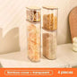 4pcs set acrylic storage containers