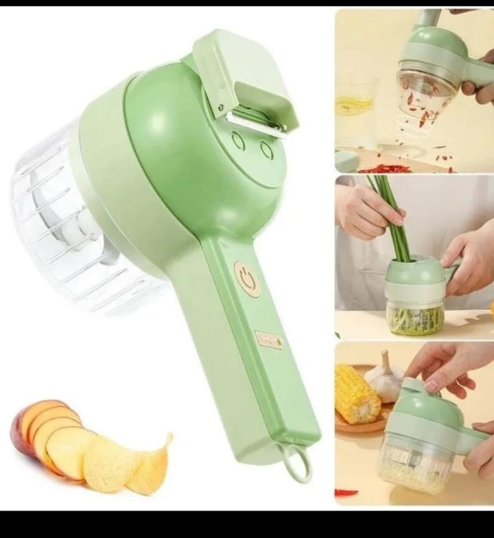 Multifunctional 4 in 1 electric vegetable cutter