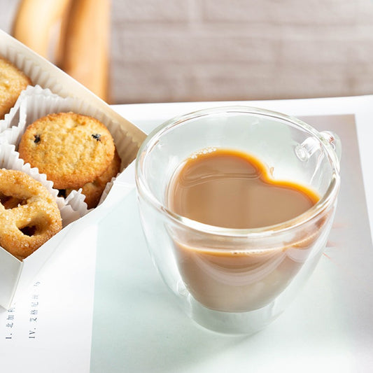 Love Double-Walled Glass Mug – 240ml