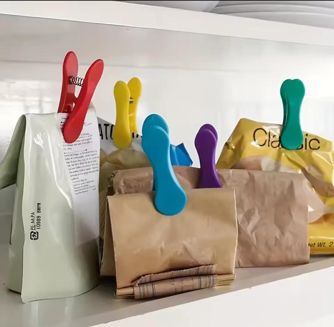 8 pcs Multifunctional bag sealing clip