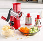 Rotary drum grater