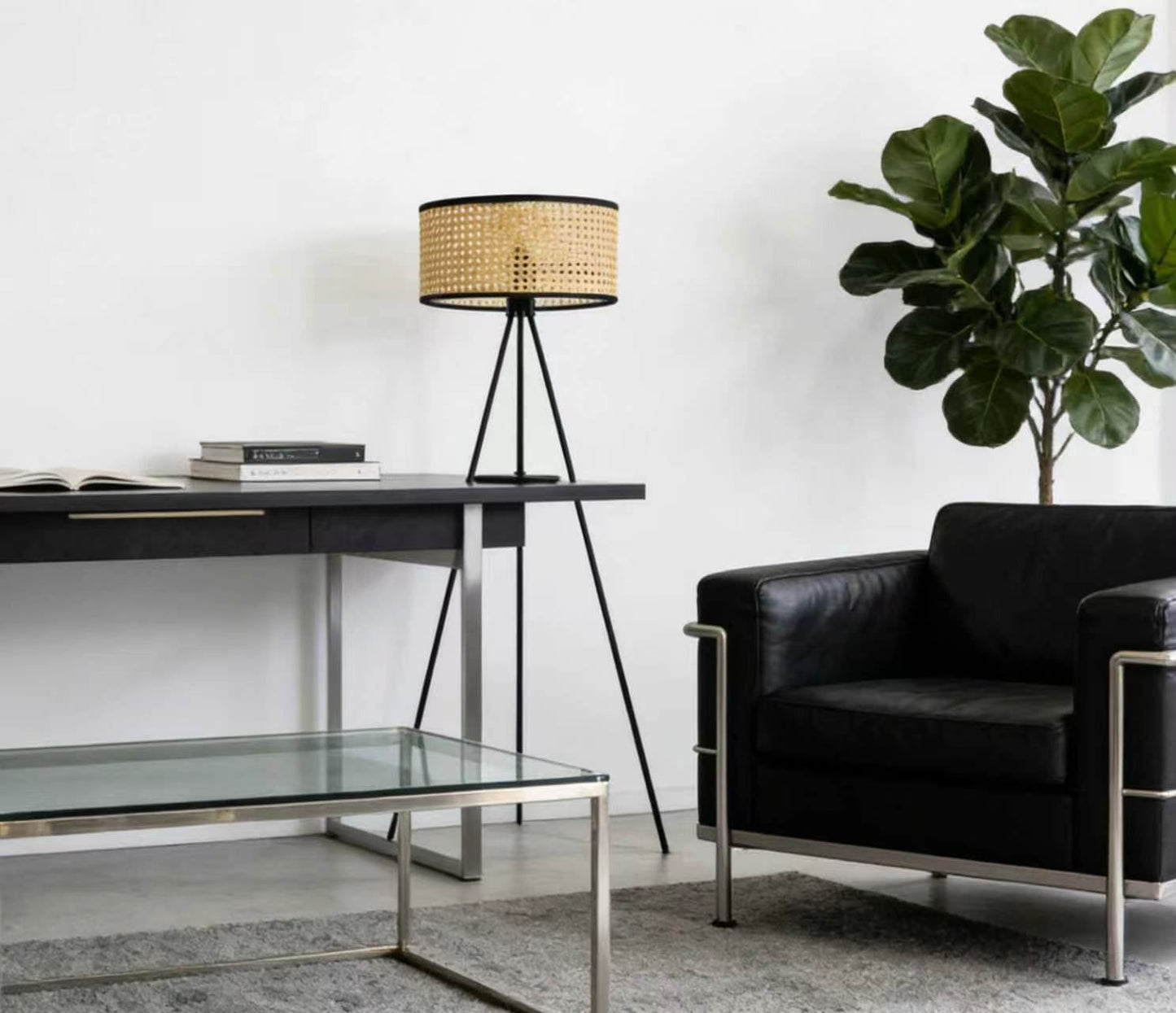 Rattan Floor Lamp