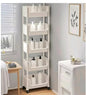 5-tier rolling trolley storage organizer,