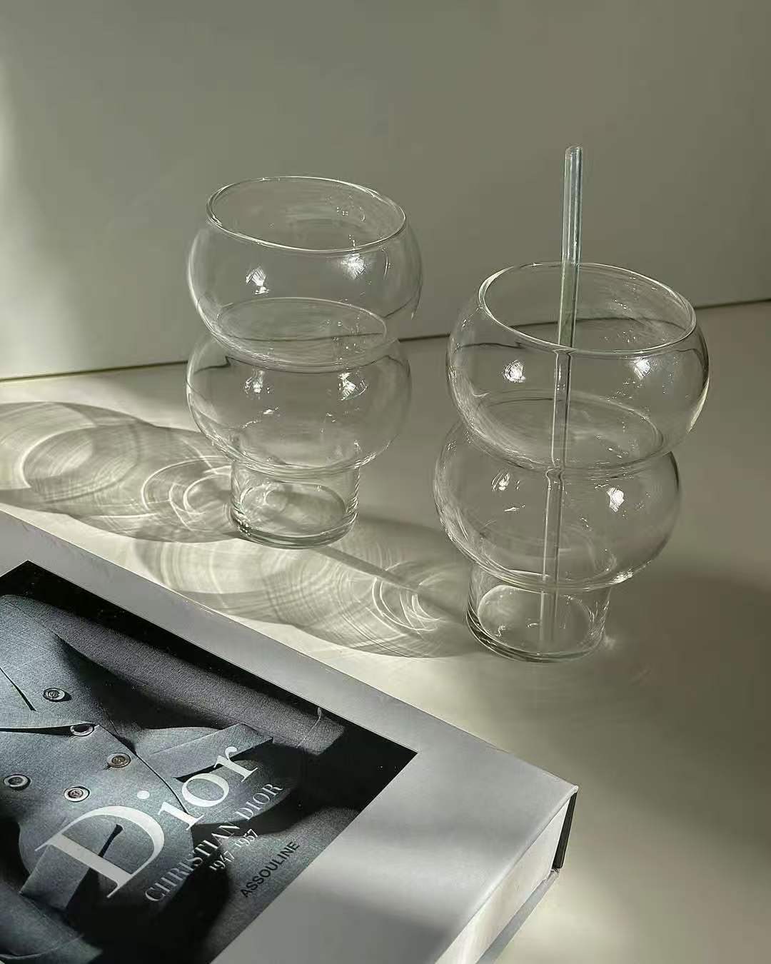 1pc Gourd shape cocktail /latte, drinkware tumbler