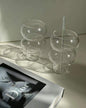 1pc Gourd shape cocktail /latte, drinkware tumbler