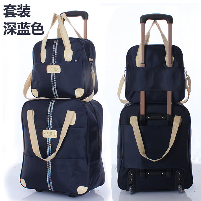 1 set of 2in1 Traveling Trolley Bag