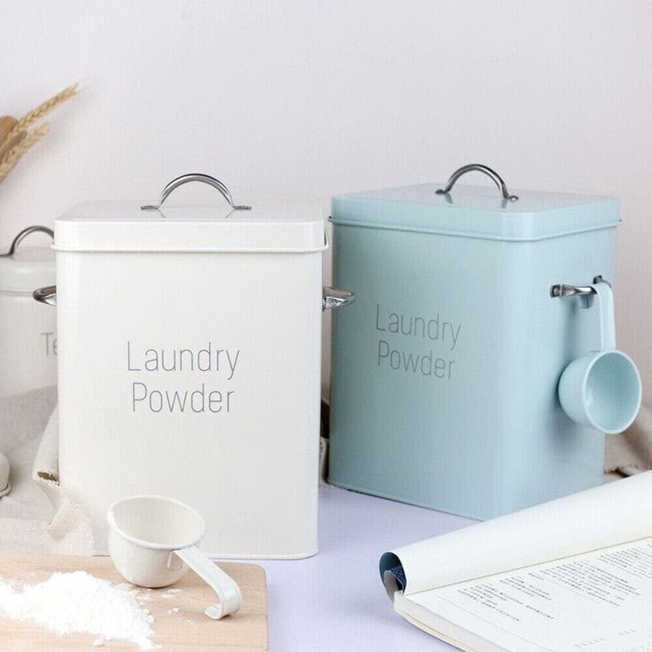 Alloy laundry powder tin
