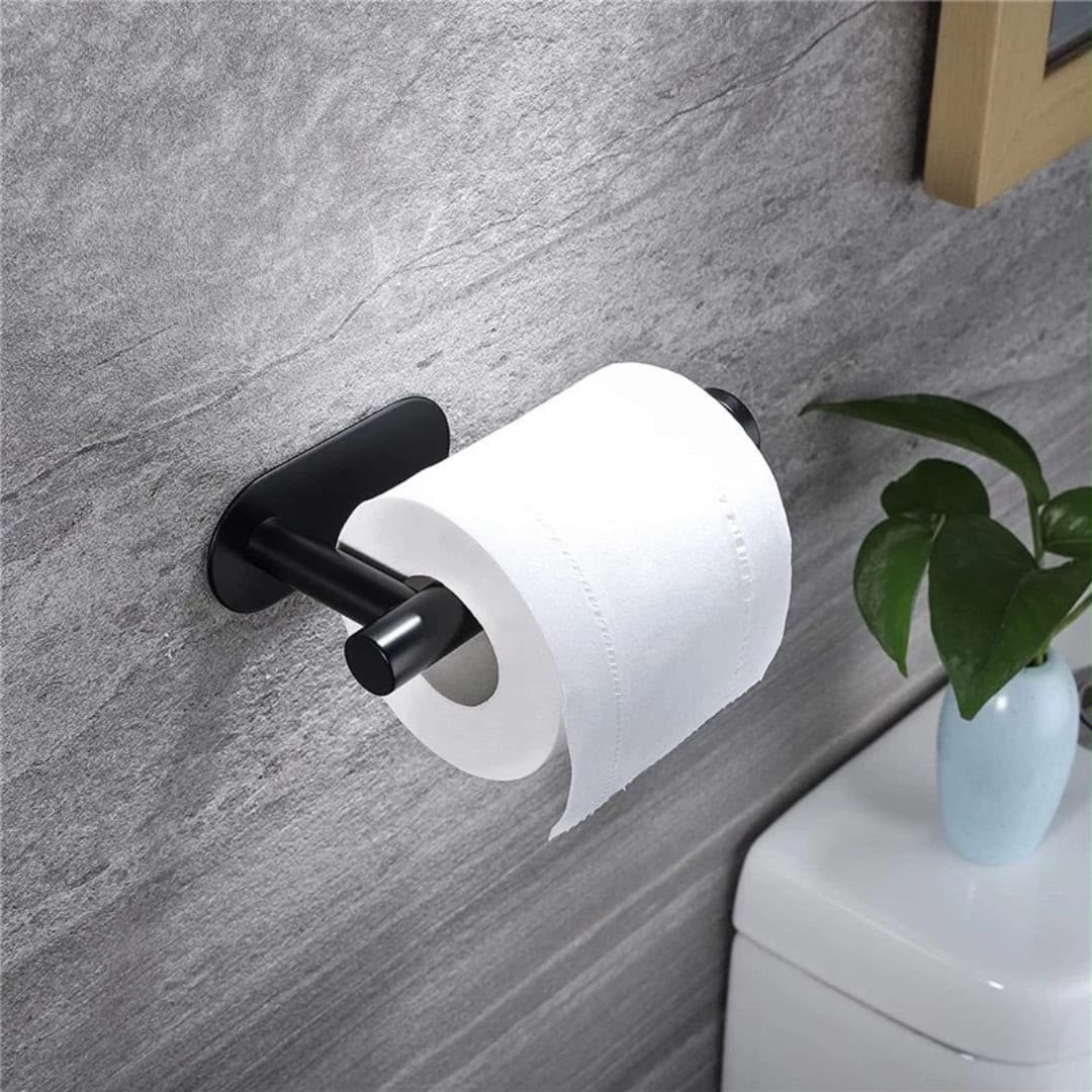 SELF ADHESIVE TOILET PAPER ROLL HOLDER
