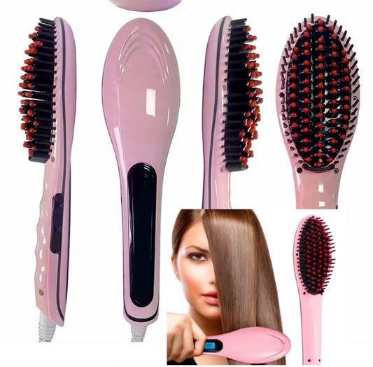 1pc Fast Hair Straightener Brush (HQT-906) straight comb-No noise