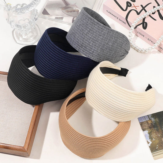 1pc Anti-slip ribbed elastic hairband