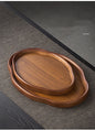 2pc set of Wooden Decorative Serving Tray