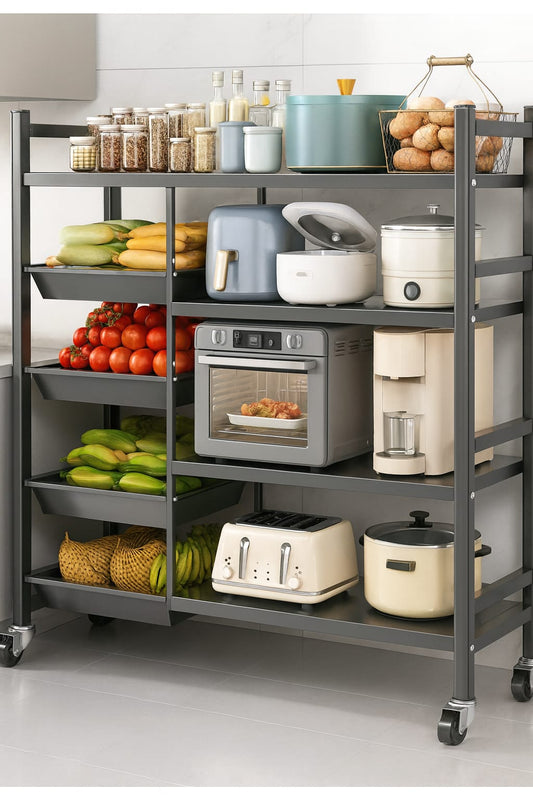 Multifunctional Strong mettalic kitchen rack