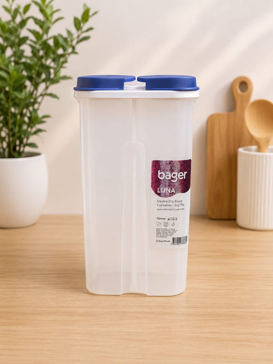 ️Partioned Multipurpose dry food container