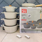 11pcs Ceramic Series Cookware set.