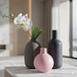 Set of 3 simple, elegant design , muted color vases