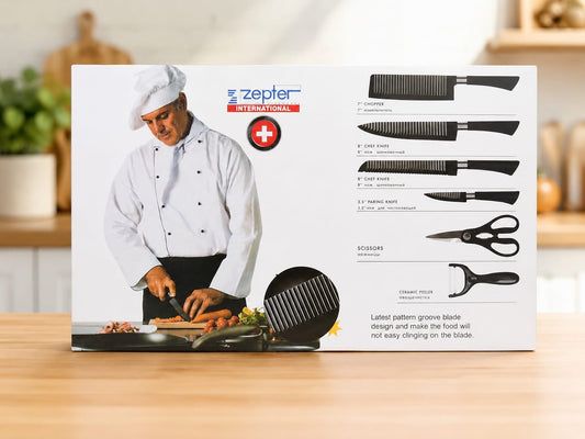 6PCS knife set with a non stick coating price