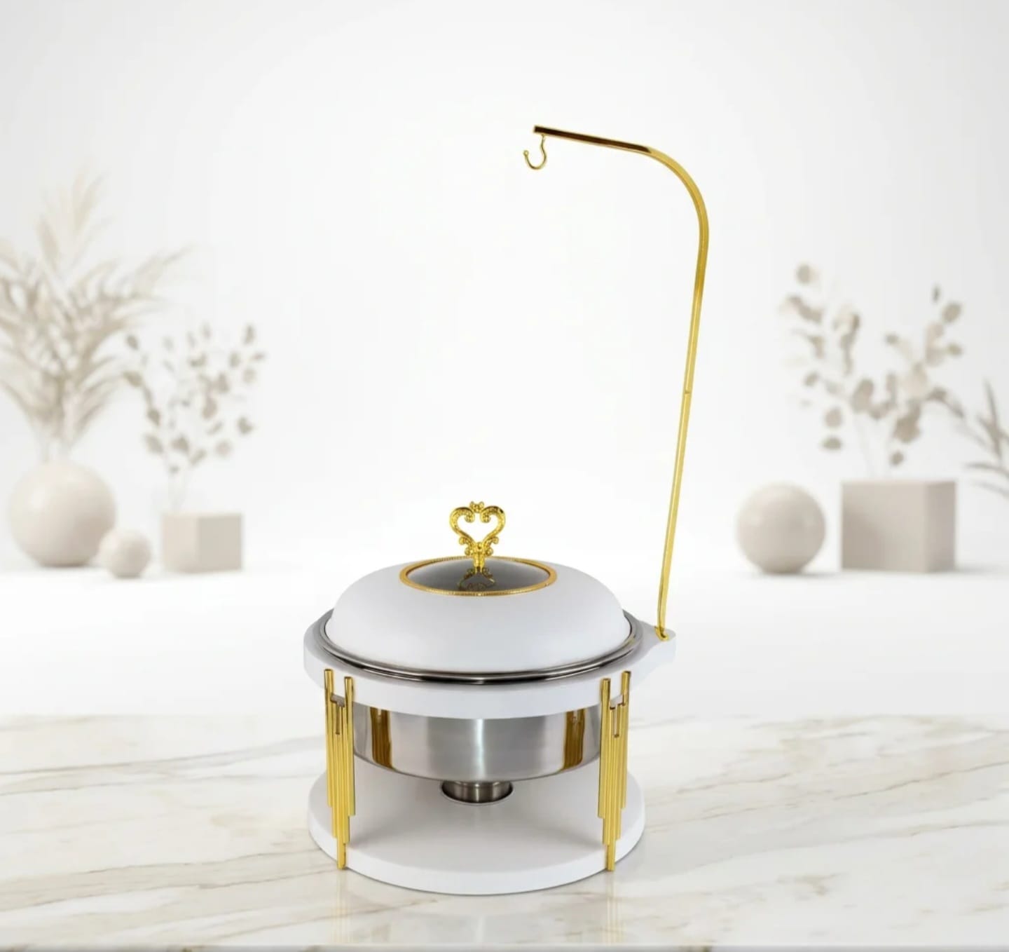 10L  Round Chaffing Dish Hanging Buffet Food warmer.