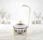 10L  Round Chaffing Dish Hanging Buffet Food warmer.