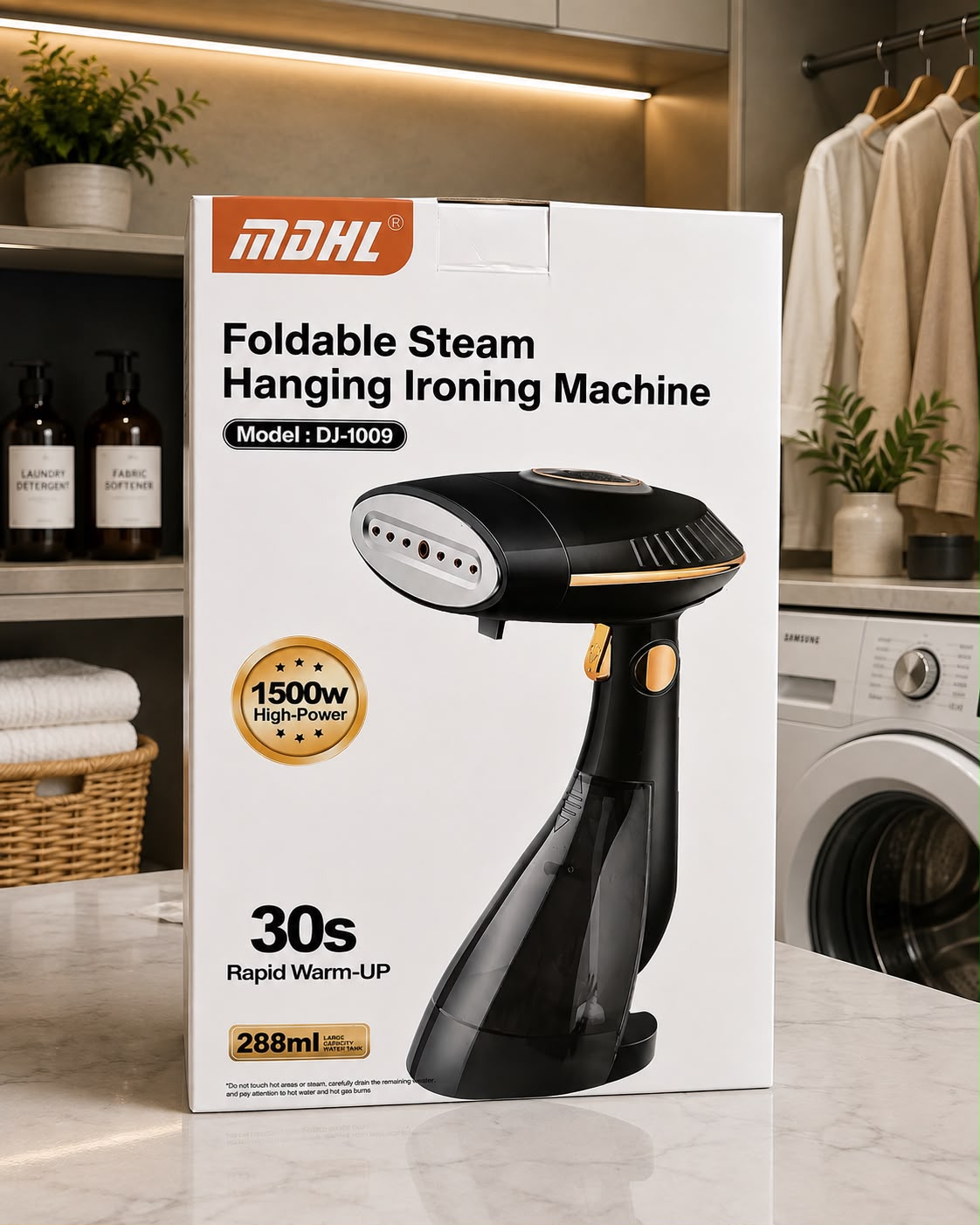 foldable  steam hanging ironing machine