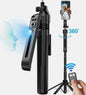 C12 AI Tracking Selfie Stick and Tripod with lights