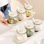 3pcs Glass Canister Seasoning Set.