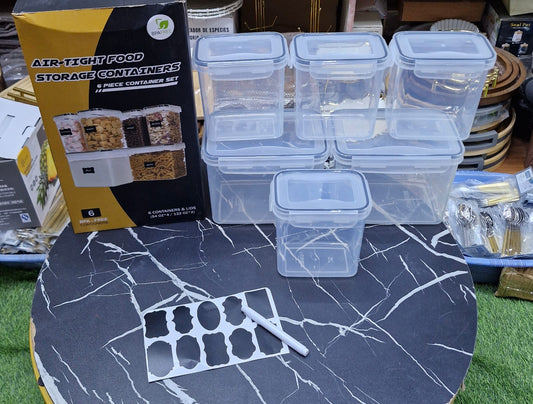 6-Piece Airtight Container Set