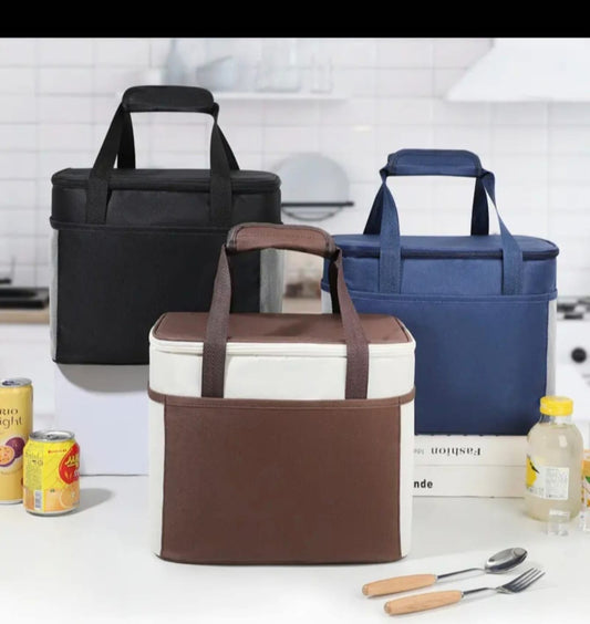 Large Capacity Insulation Lunch Box Handbag with Aluminium foil