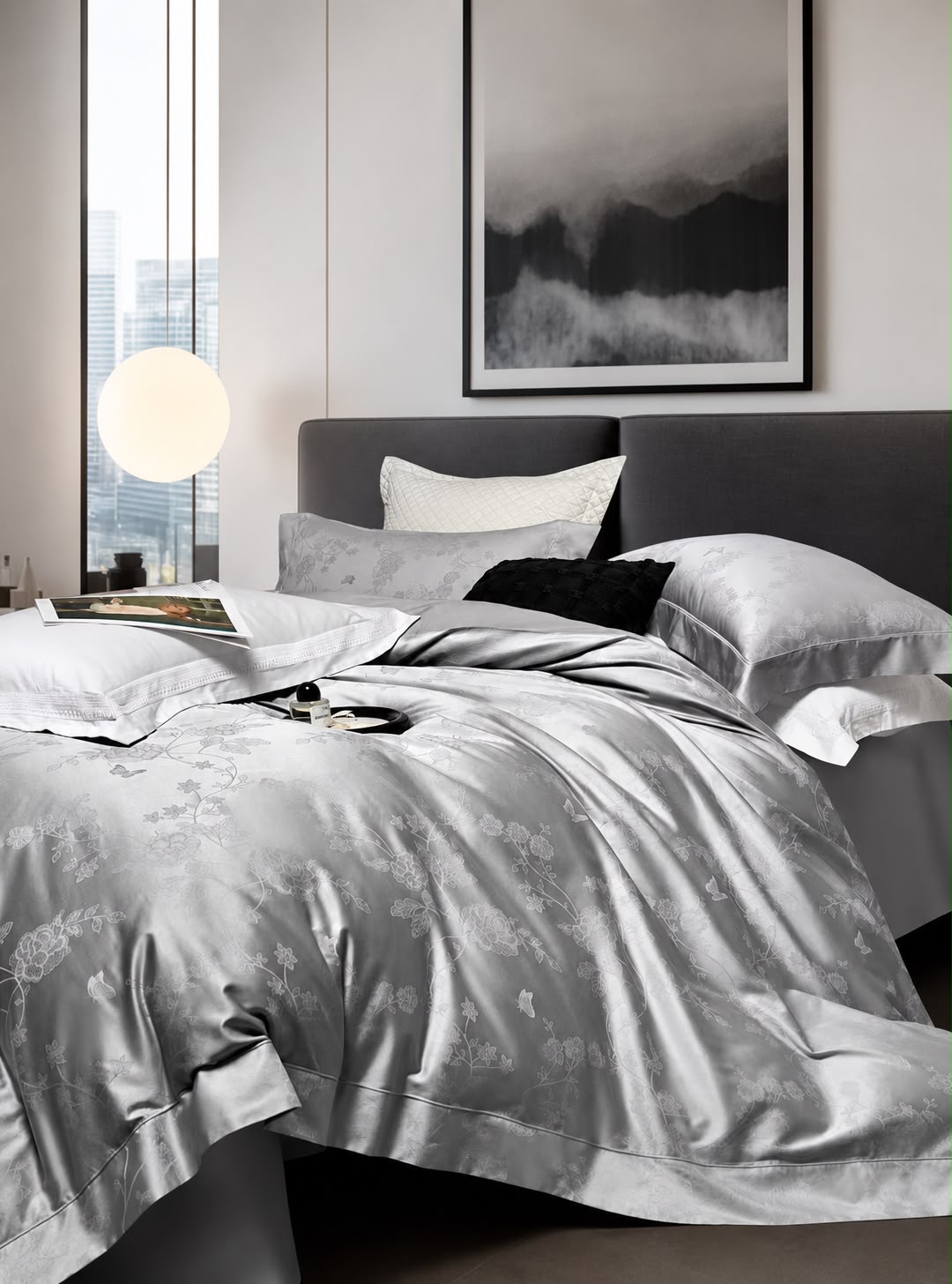 220*240cm 4 pc duvet cover Set (100%)cotton