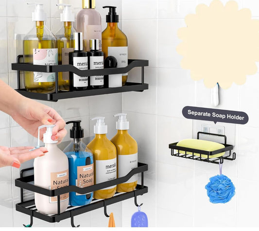 3 pcs Shower caddy shelf/Bathroom organizer