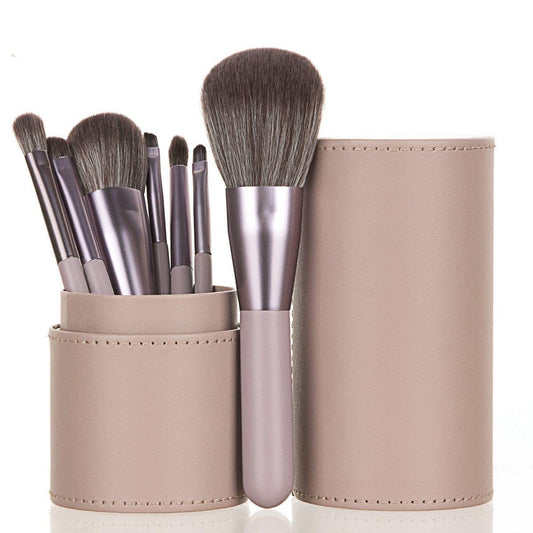 High quality Make- Up Brushes set  ⏹️ 7 Brushes + leather Holder