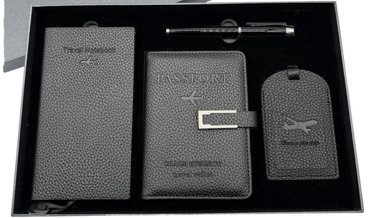4pc Exquisite travel  set accessories with gift box